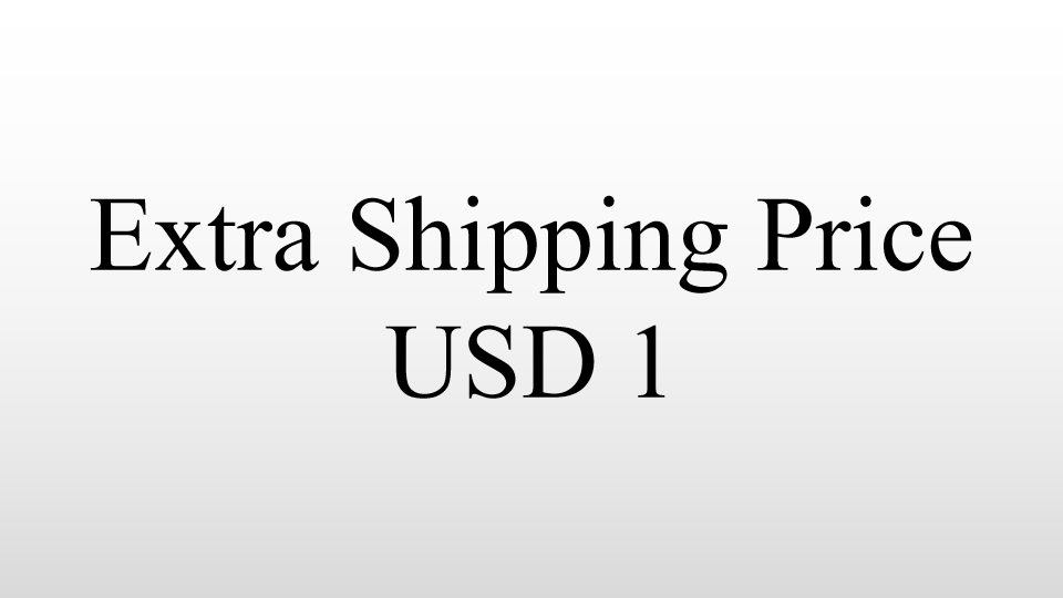 Extra shipping cost for the change of shipping method